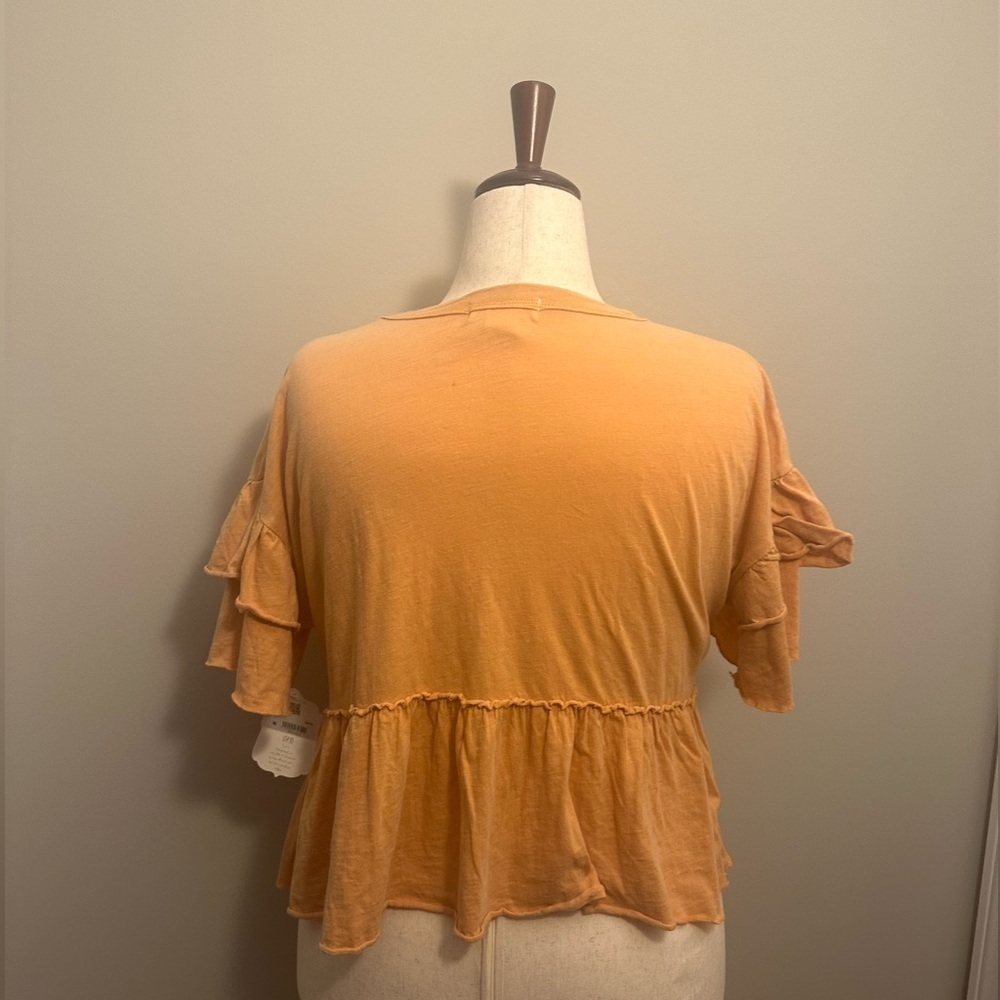 Altered State Woman’s Coral Ruffle Shirt​​ - Picture 4 of 11